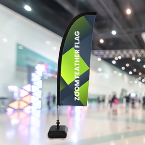 Show details for Zoom Teardrop Flag