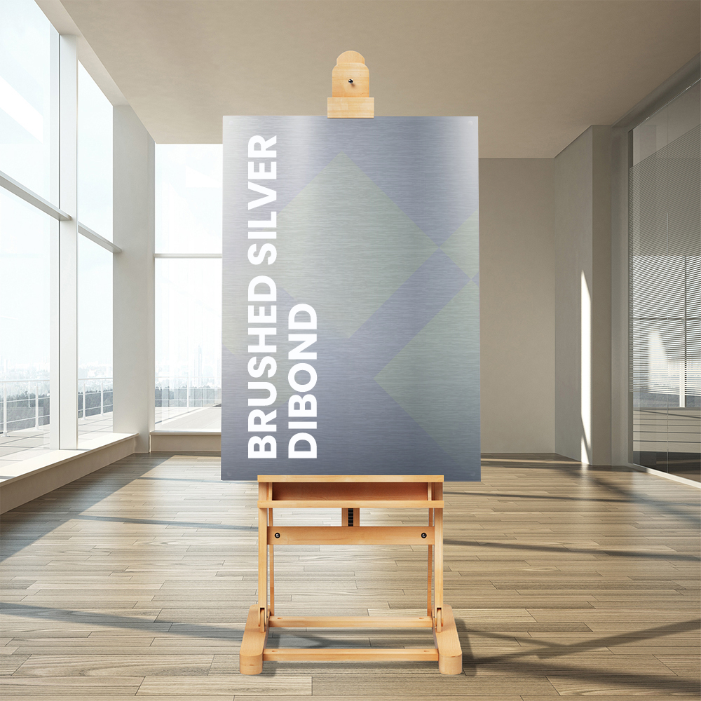 Show details for Brushed Silver Dibond