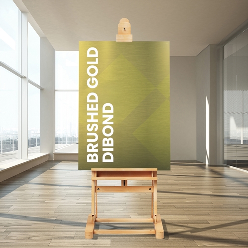 Show details for Brushed Gold Dibond