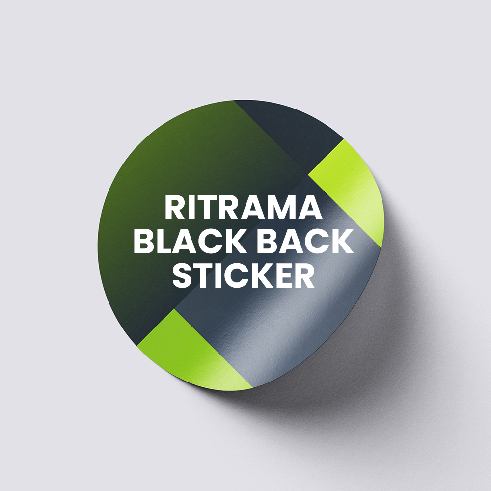 Show details for Ritrama Black Back Sticker