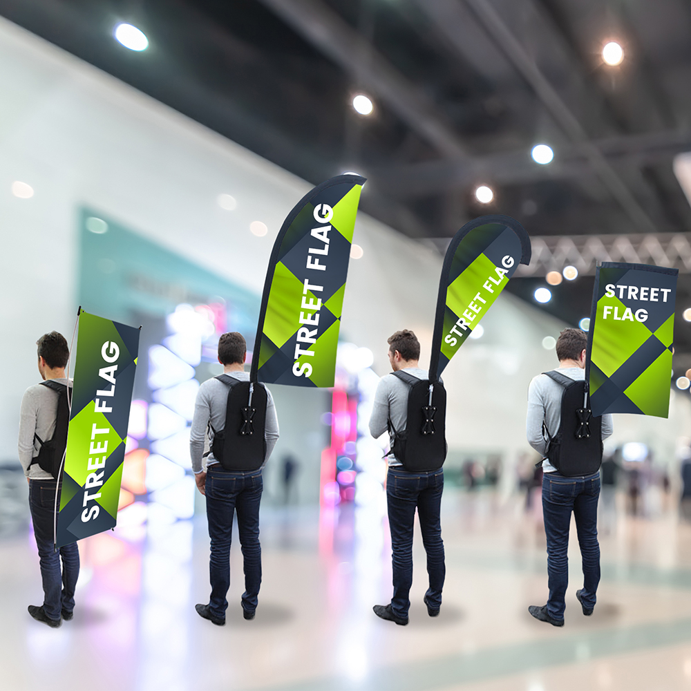 Show details for Backpack Flag