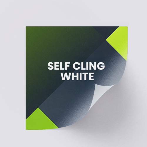 Show details for Self Cling - White