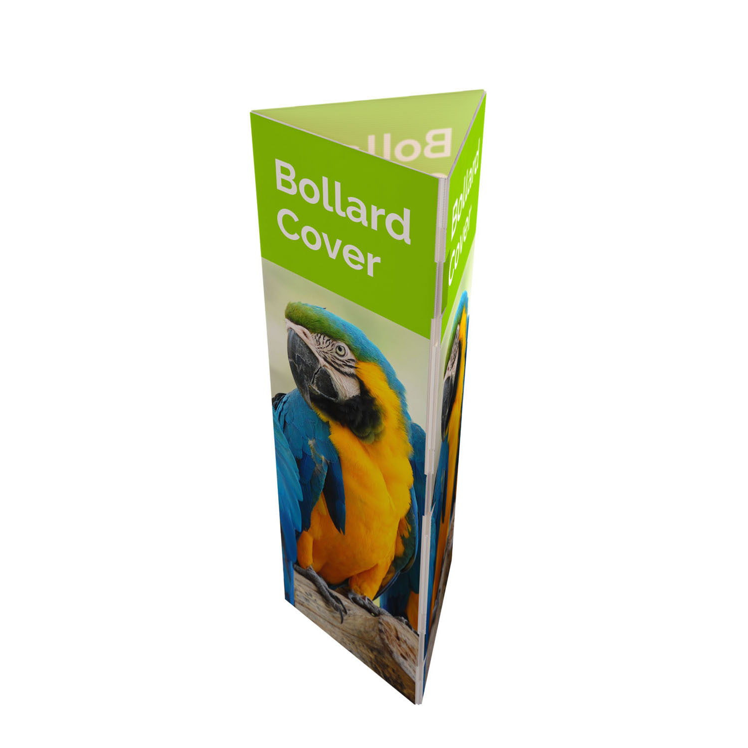 Printed Correx Bollard Covers - The Big Display Company