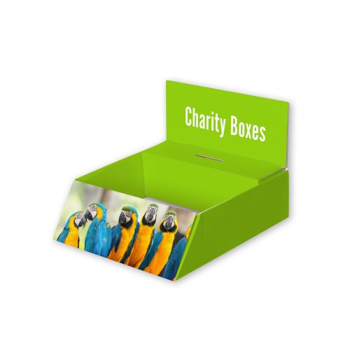 Custom Printed Charity Boxes - The Big Display Company
