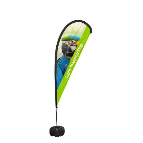 Printed Light Teardrop Flag - The Big Display Company