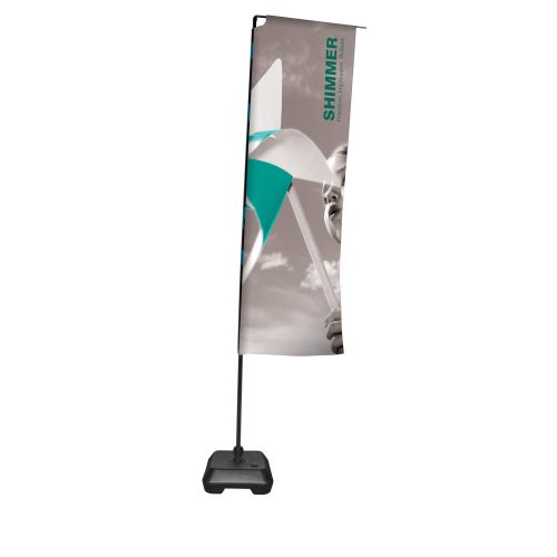 Outdoors Shimmer Flags - The Big Display Company