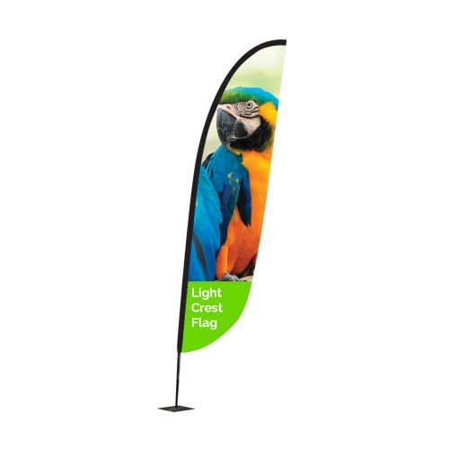 Custom Printed Light Crest Flag - The Big Display Company