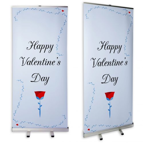Valentines Mosquito Pull Up Banner - The Big Display Company