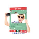 Christmas Custom Printed Selfie Frames - The Big Display Company