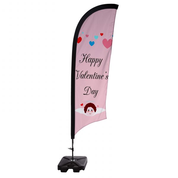 Valentines Standard Feather Flags - The Big Display Company
