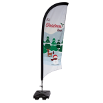 Christmas Standard Feather Flags - The Big Display Company