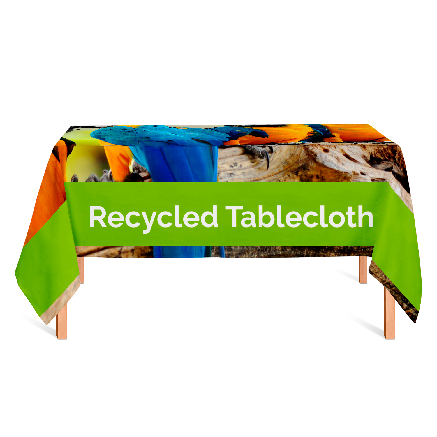 Recycled Printed Tablecloth - Bespoke Sizes - The Big Display Company